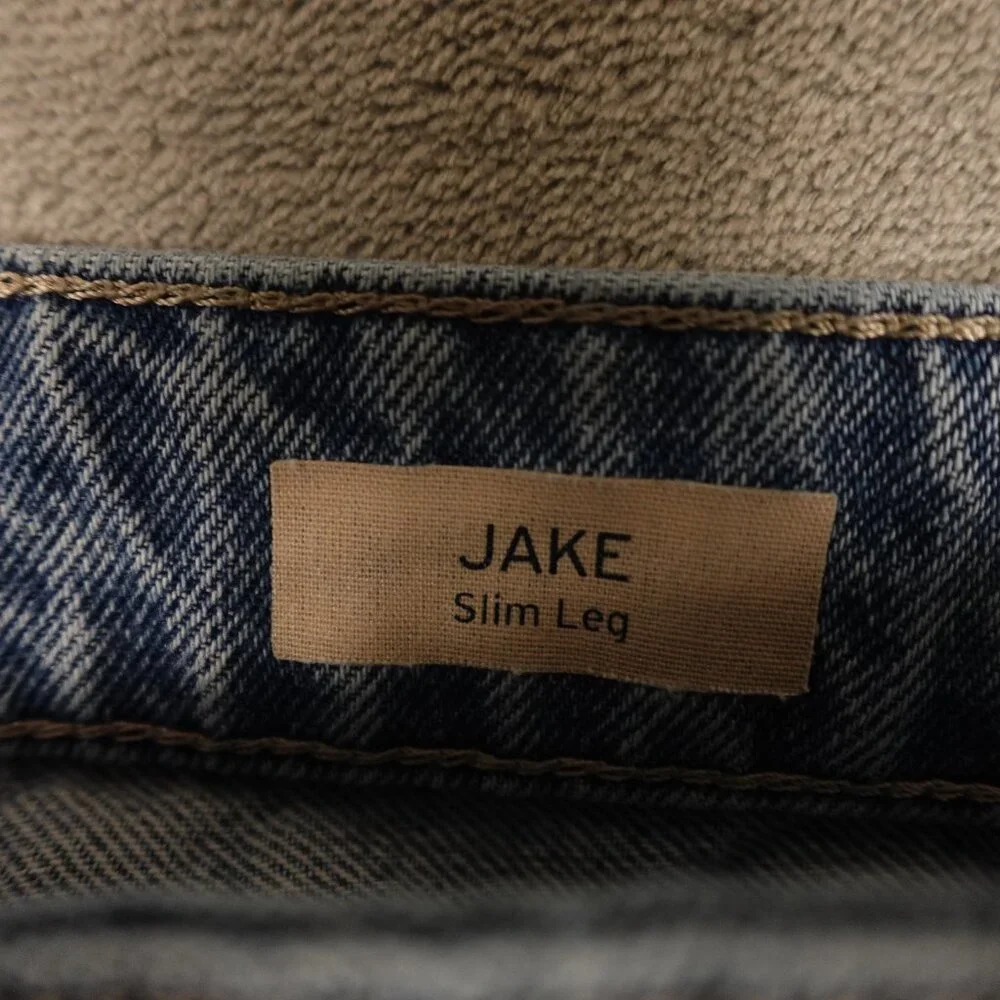 Mavi Jeans Jake Slim Leg Men's 34x32‎ Blue Denim Stonewash
